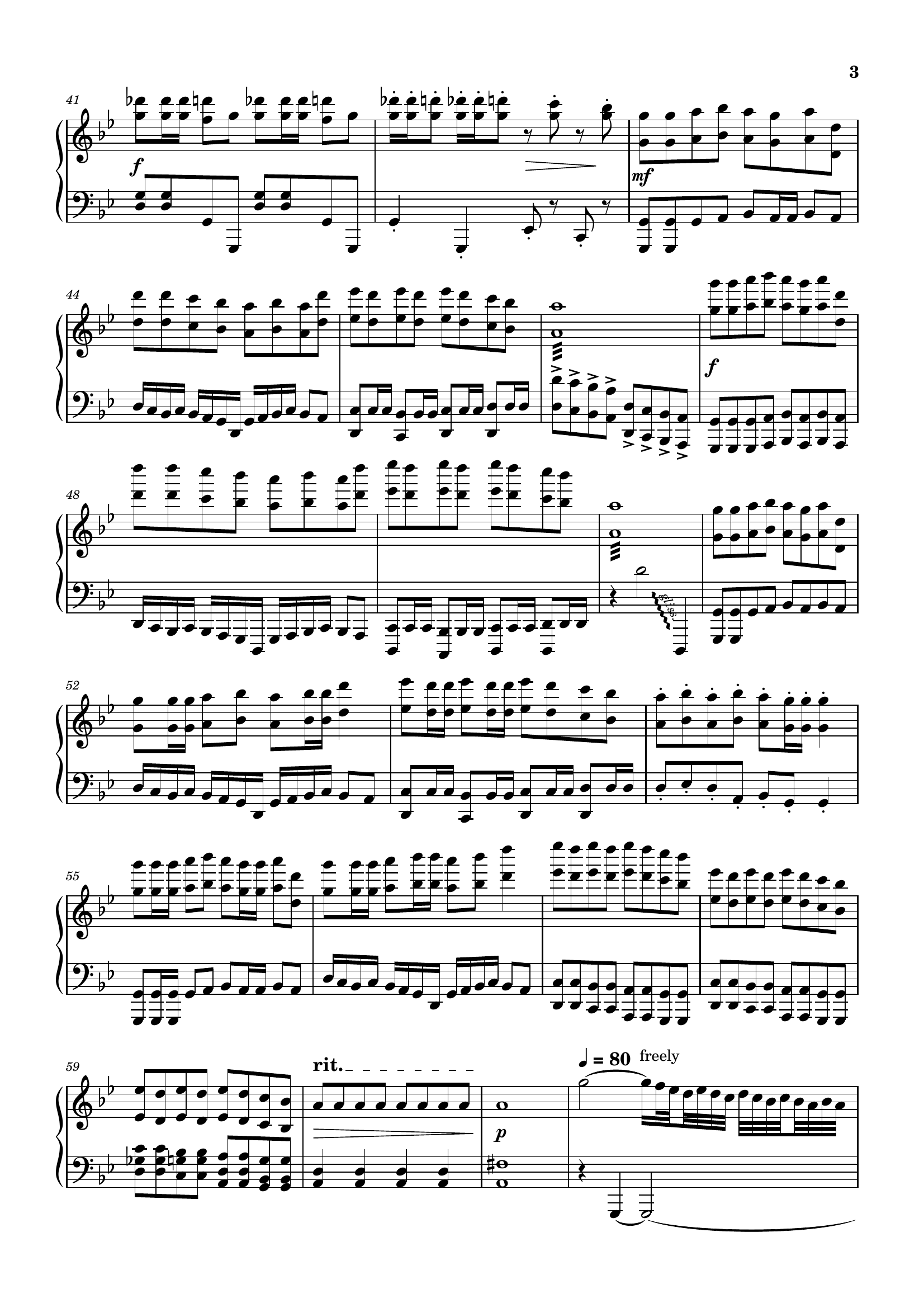Zealous score, page 3: dense musical graphics and tempo markings