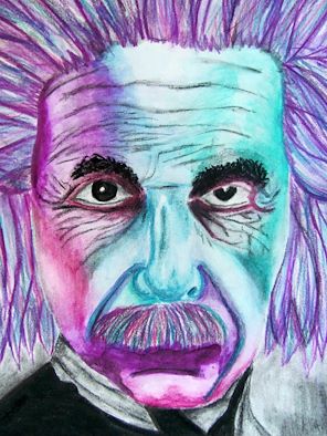 Illustration of Albert Einstein